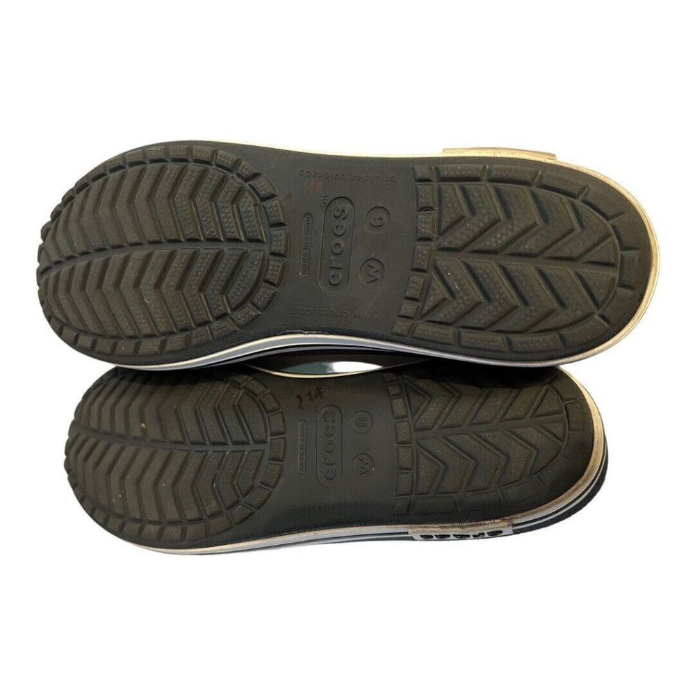Crocs Ballet Flats Womens 6 Black‎ Rhinestone Slip On Casual Shoes Comfort - Picture 8 of 9